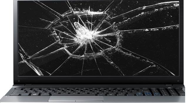 Ноутбуки с разбитыми дисплеями