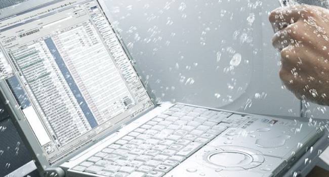 Ноутбуки залитые водой